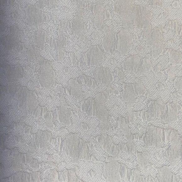 WHBM NWT White Matte Floral Knee-Length Dress Baptism Occasionwear Summer Sz 10 - Picture 5 of 7